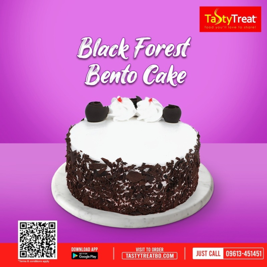 BENTO CAKE BLACK FOREST  200GM